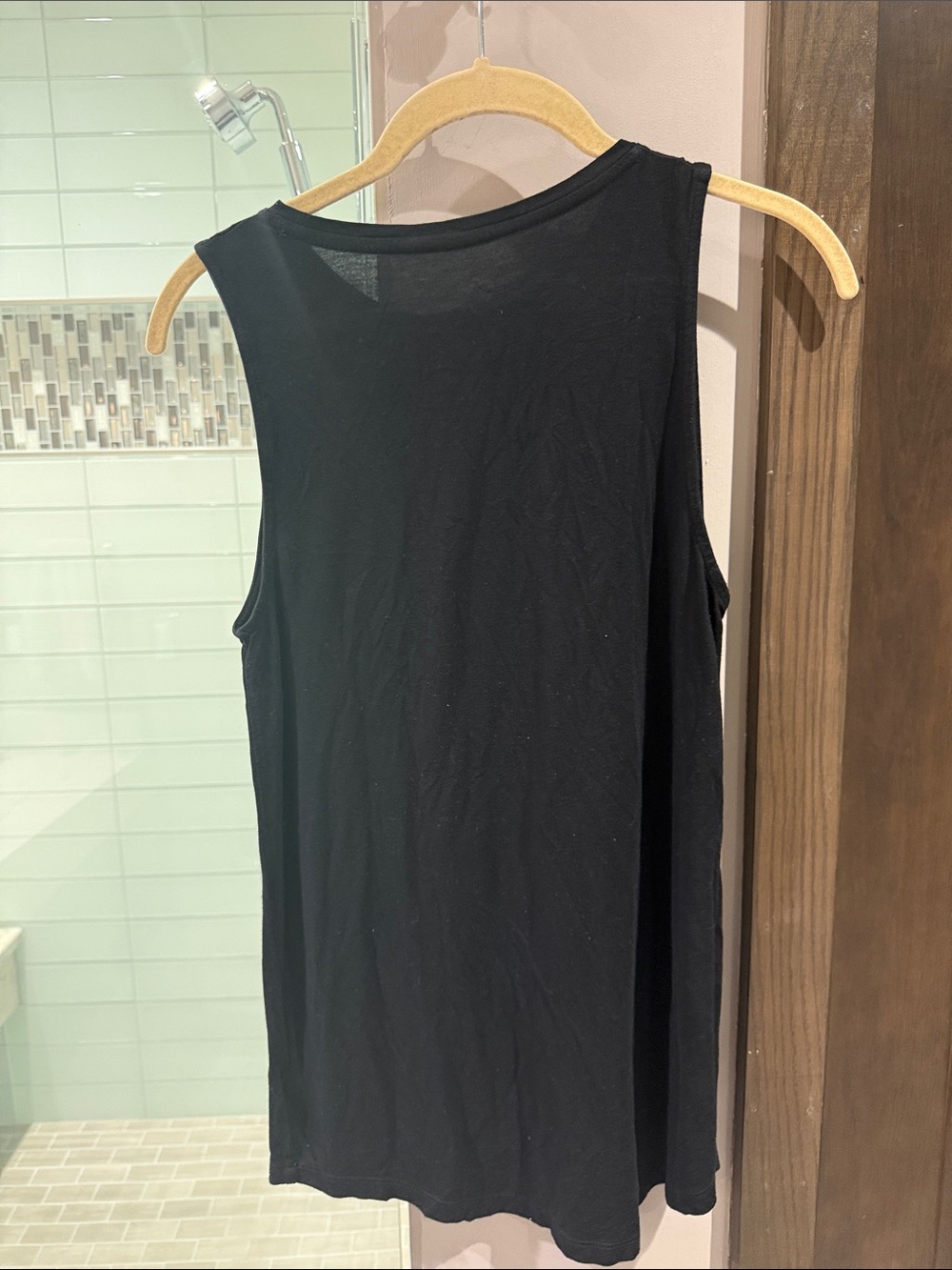 a new day Black Sleeveless Tank Top - Lightweight Everyday Layer - Picture 3 of 5